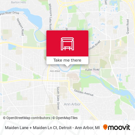 Maiden Lane + Maiden Ln Ct map