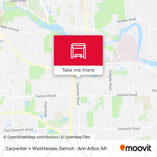 Mapa de Carpenter + Washtenaw