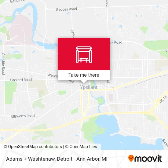 Adams + Washtenaw map