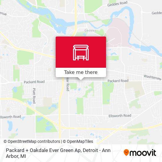 Mapa de Packard + Oakdale Ever Green Ap