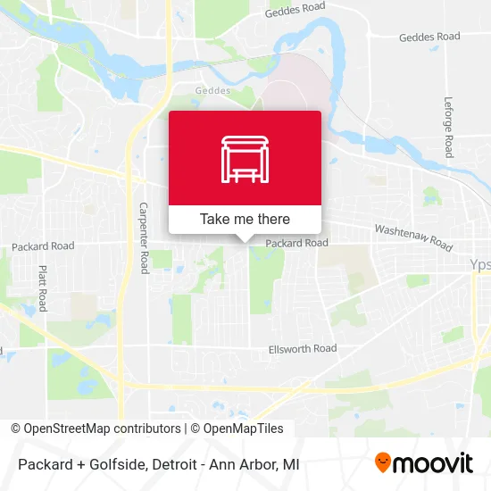 Packard + Golfside map