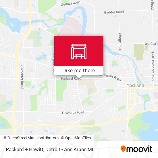 Packard + Hewitt map