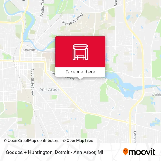 Geddes + Huntington map