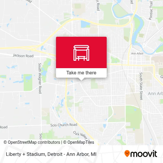 Liberty + Stadium map