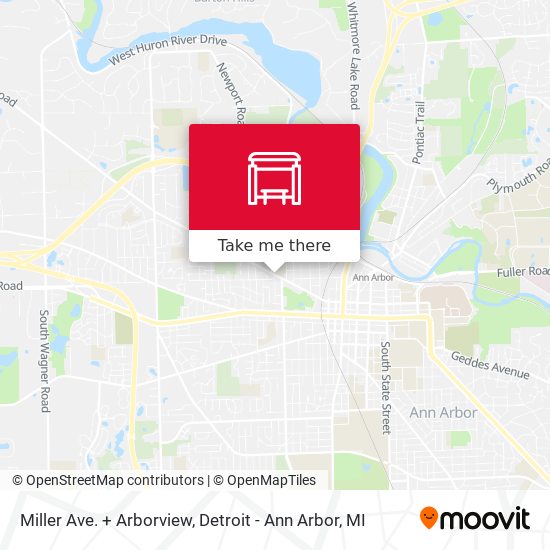 Mapa de Miller Ave. + Arborview