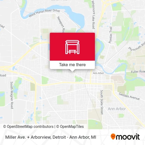 Miller Ave. + Arborview map