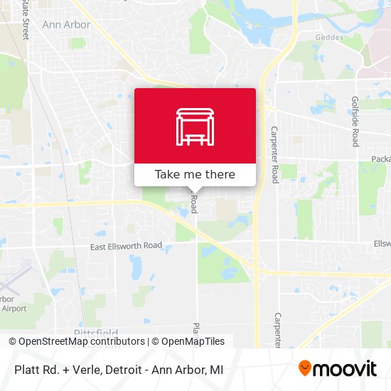 Mapa de Platt Rd. + Verle