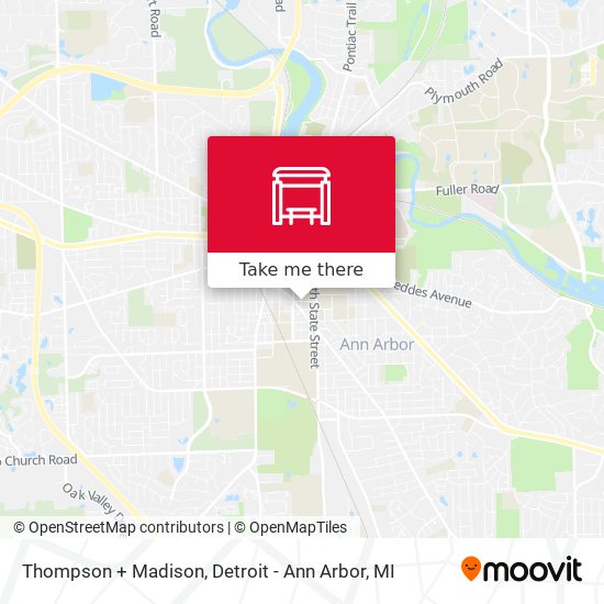 Thompson  + Madison map