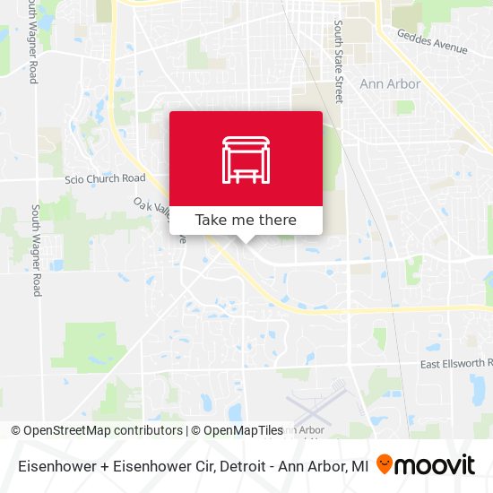 Eisenhower + Eisenhower Cir map