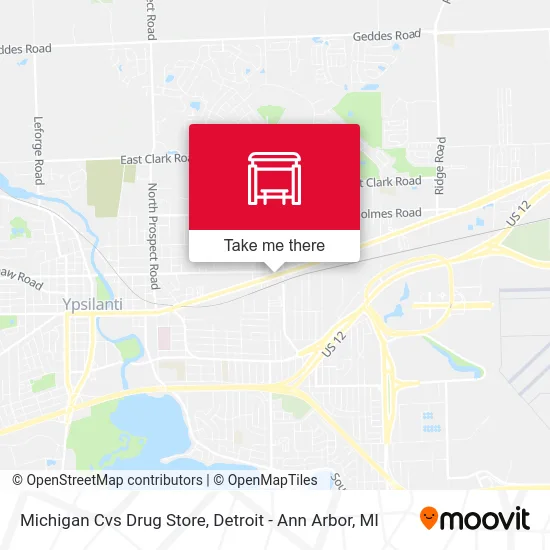 Michigan Cvs Drug Store map