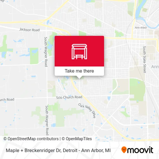 Maple + Breckenridger Dr map