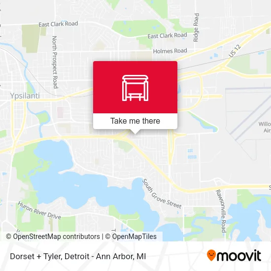 Dorset + Tyler map