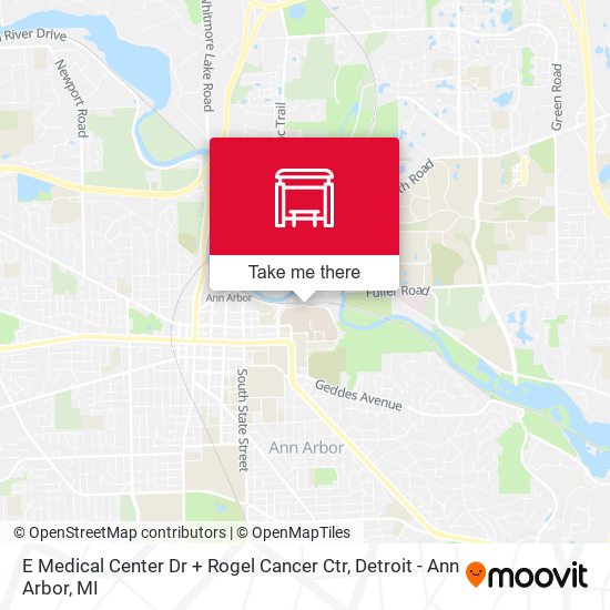 Mapa de E Medical Center Dr + Rogel Cancer Ctr