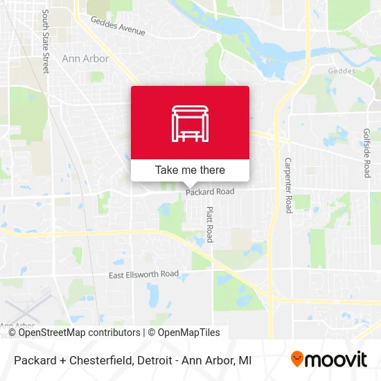 Packard + Chesterfield map