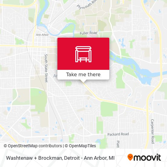 Mapa de Washtenaw + Brockman