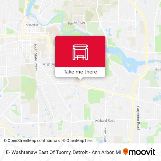 E- Washtenaw East Of Tuomy map