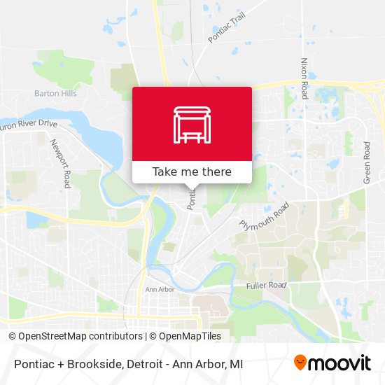 Mapa de Pontiac + Brookside