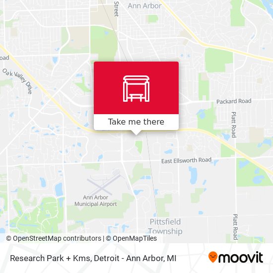 Mapa de Research Park + Kms