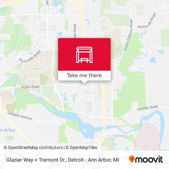 Mapa de Glazier Way + Tremont Dr.