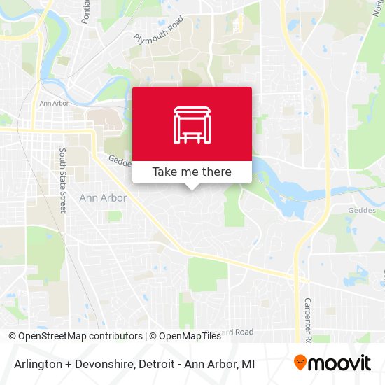 Arlington + Devonshire map