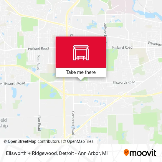 Ellsworth + Ridgewood map