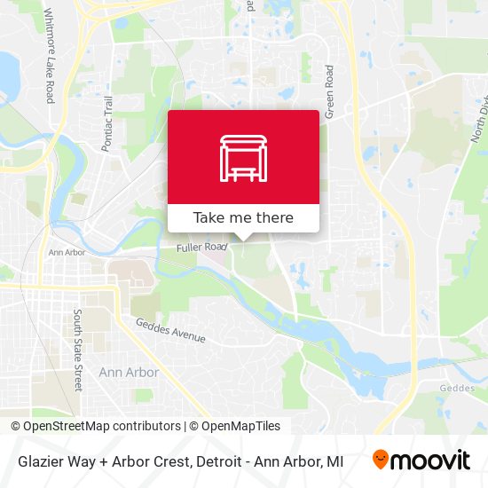 Mapa de Glazier Way + Arbor Crest