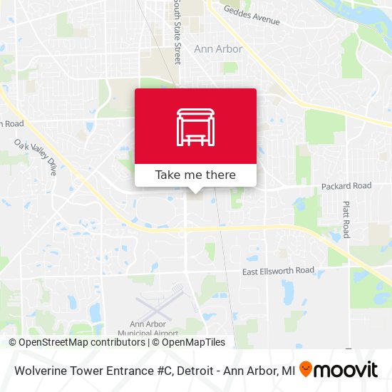 Wolverine Tower Entrance #C map