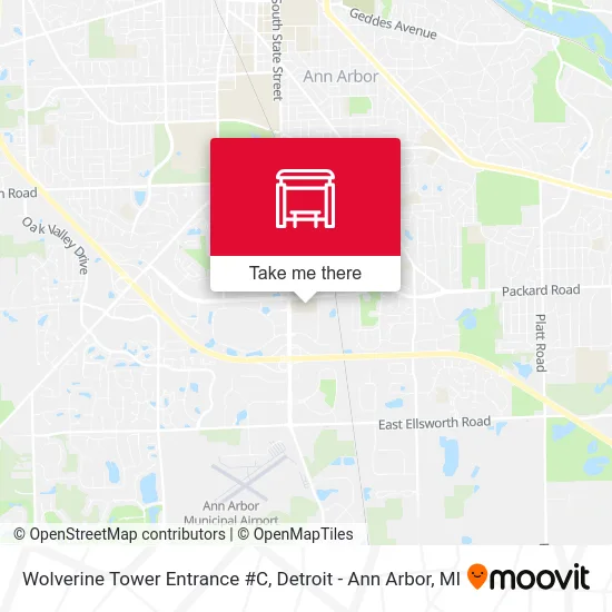 Wolverine Tower Entrance #C map