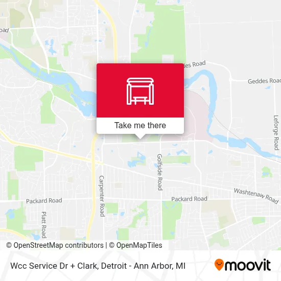 Wcc Service Dr + Clark map