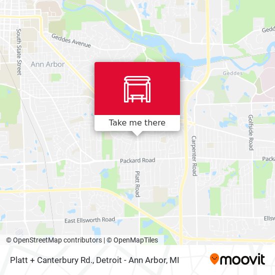 Mapa de Platt + Canterbury Rd.
