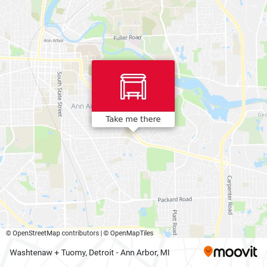 Mapa de Washtenaw + Tuomy