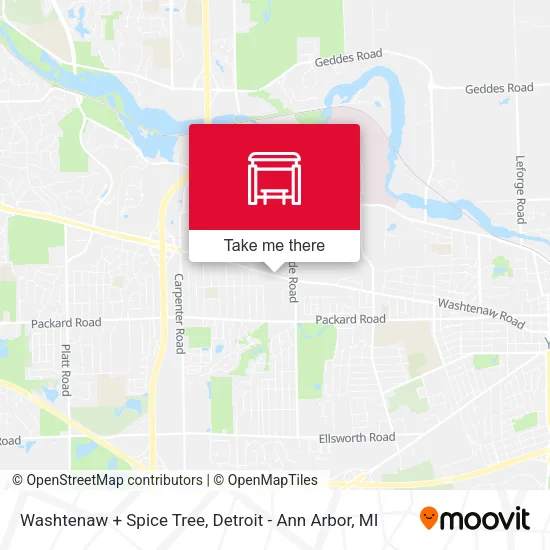 Washtenaw + Spice Tree map