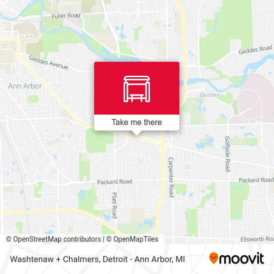 Washtenaw + Chalmers map