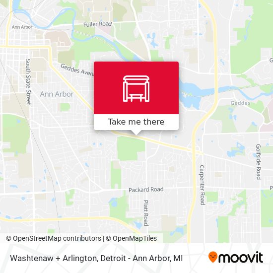 Washtenaw + Arlington map