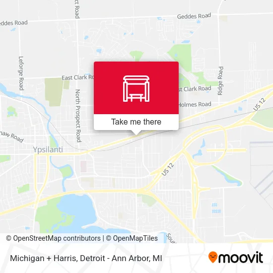 Mapa de Michigan + Harris