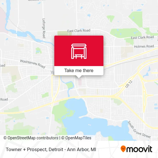 Towner + Prospect map