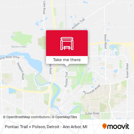 Pontiac Trail + Polson map