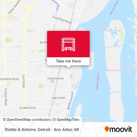 Biddle + Antoine map