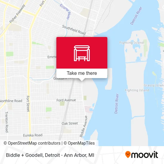 Biddle + Goodell map