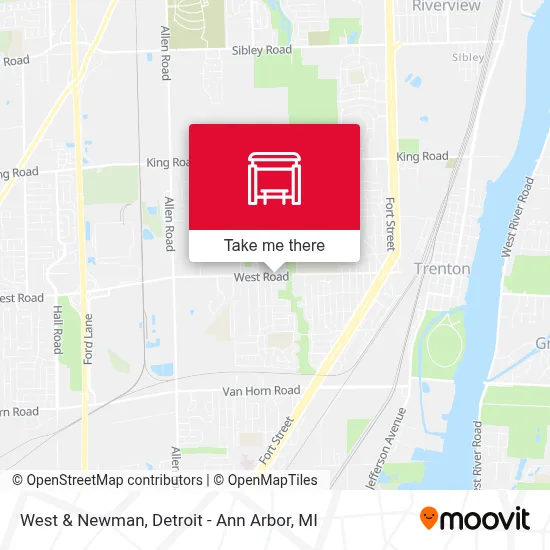 West & Newman map