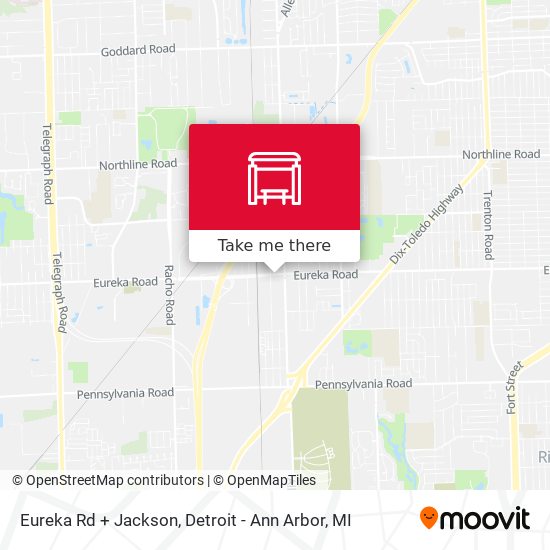 Mapa de Eureka Rd + Jackson