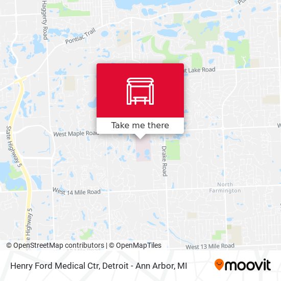 Henry Ford Medical Ctr map