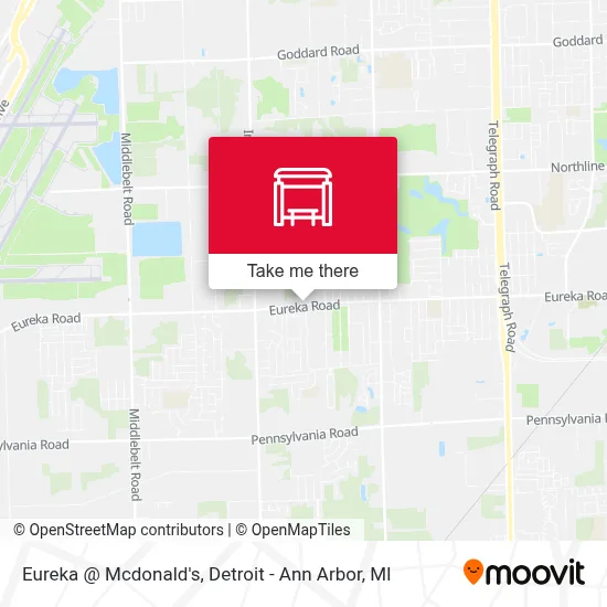 Eureka @ Mcdonald's map