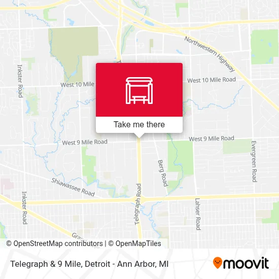 Telegraph & 9 Mile map