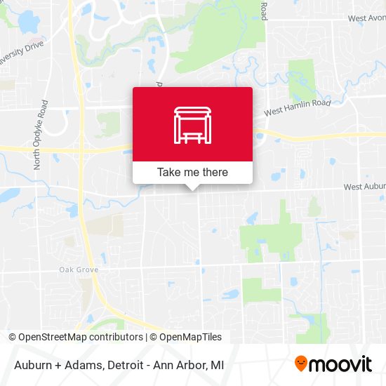 Auburn + Adams map