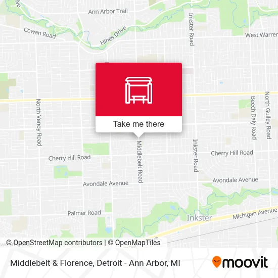 Middlebelt & Florence map