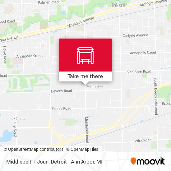 Mapa de Middlebelt + Joan
