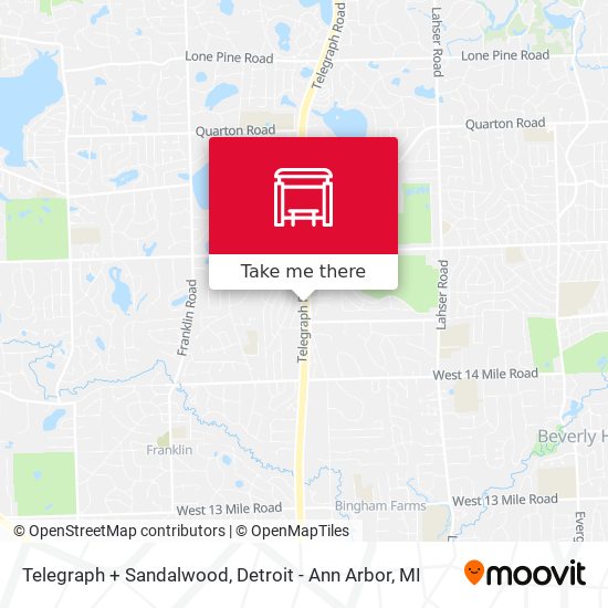 Mapa de Telegraph + Sandalwood