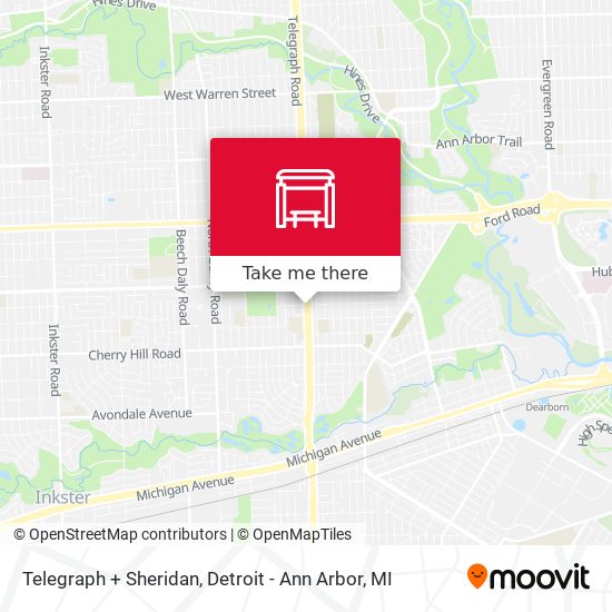 Mapa de Telegraph + Sheridan