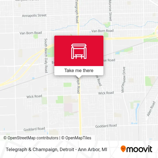 Telegraph & Champaign map